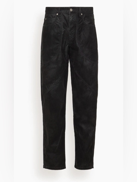 ISABEL MARANT ETOILE Pants - NWT Isabel Marant Etoile Kelvina Pants Black Faux Leather Trousers 38 US 6 med